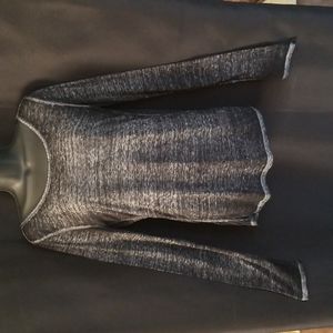 Aeropostale Black/Gray Burnout Long Sleeved Shirt